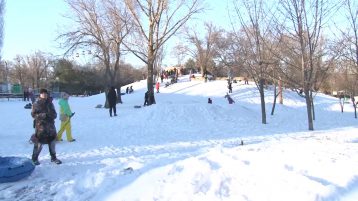 Парк победы смог открыть главную горку города