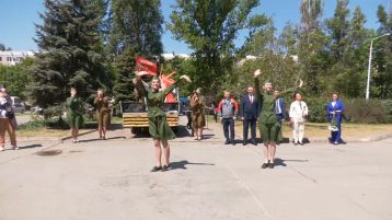 Преддверии Дня Победы поздравляют ветеранов и тружеников тыла