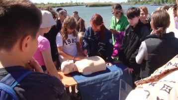 «День безопасности на воде» на городском пляже
