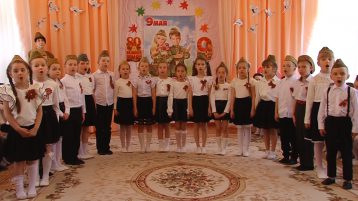 Праздник День Победы отметили воспитанники детского сада «Космос»