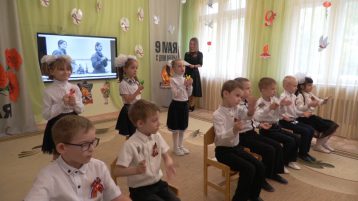 Воспитанники детского садика «Малыш» подготовил насыщенную программу
